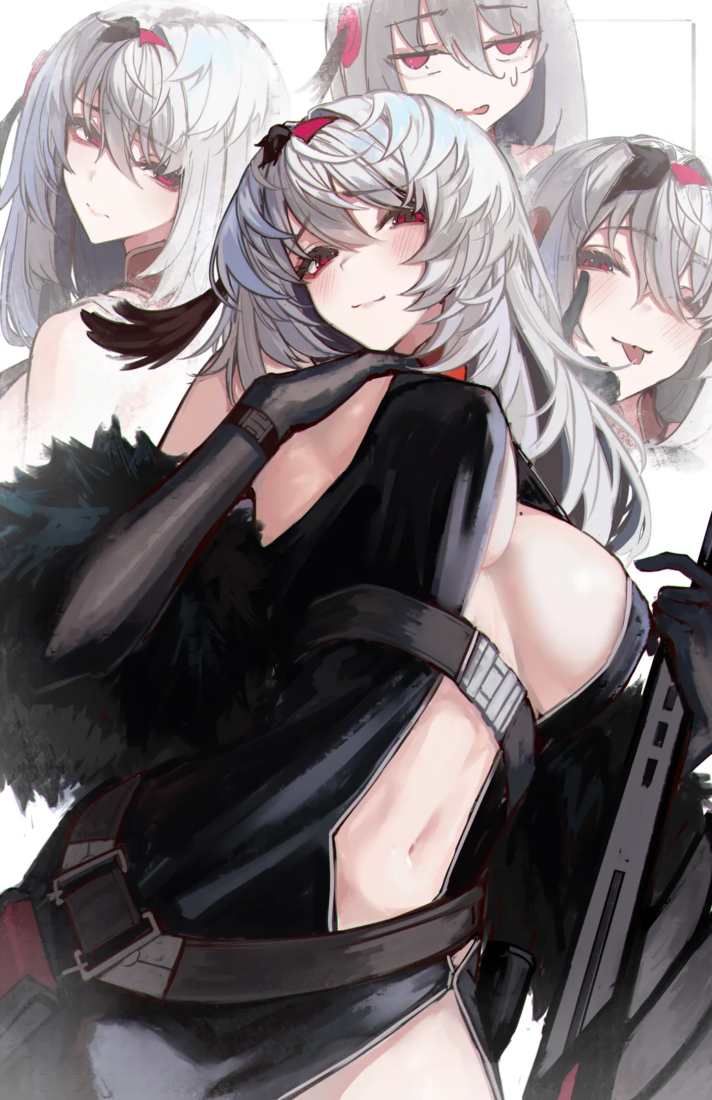 Commissioned illustration of Viora in a special costume